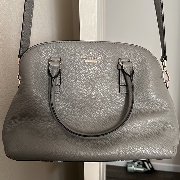 kate spade Handbags - Large Kate Spade Crossbody Purse - Gray